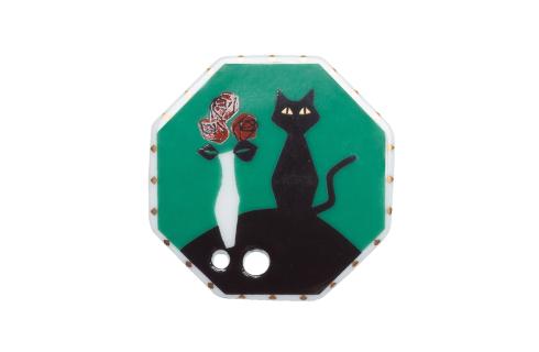 Hanatoneko Rose Cat - Кот и роза